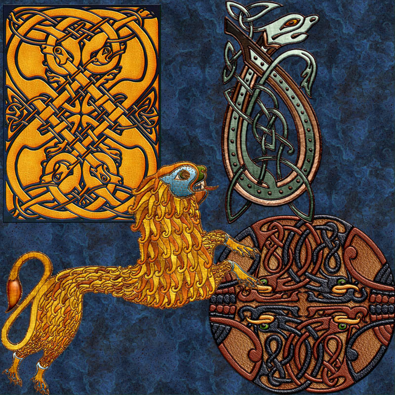 Harvest Moons Celtic Animals by N/A