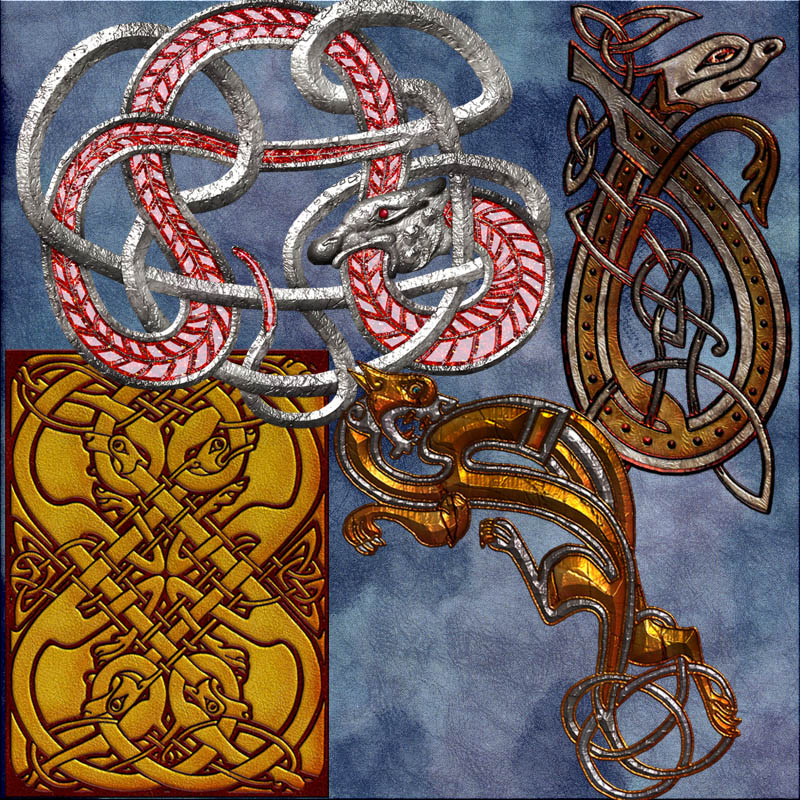 Harvest Moons Celtic Animals by N/A