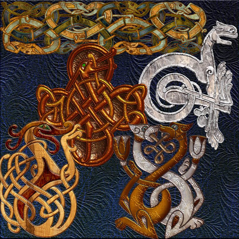Harvest Moons Celtic Animals by N/A