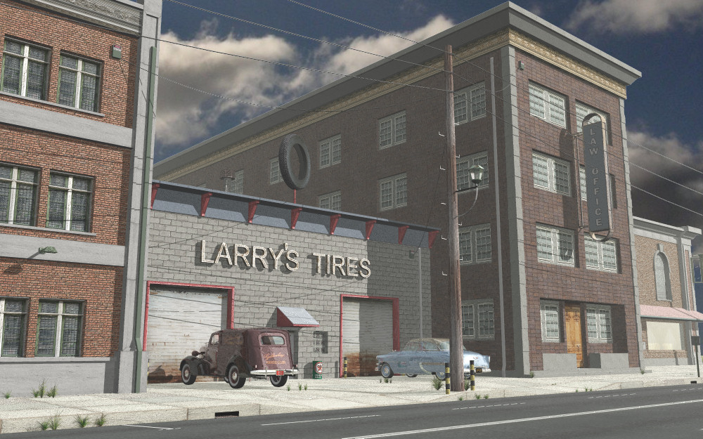 Movie Sets, City Block 07 by N/A