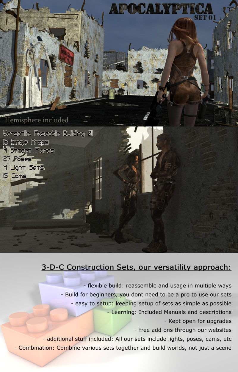 Apocalyptica Set 01 - Post War Building 01 by N/A