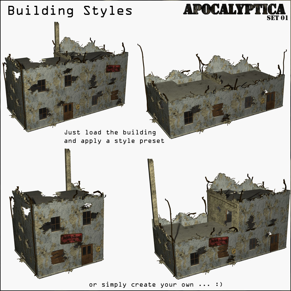 Apocalyptica Set 01 - Post War Building 01 by N/A