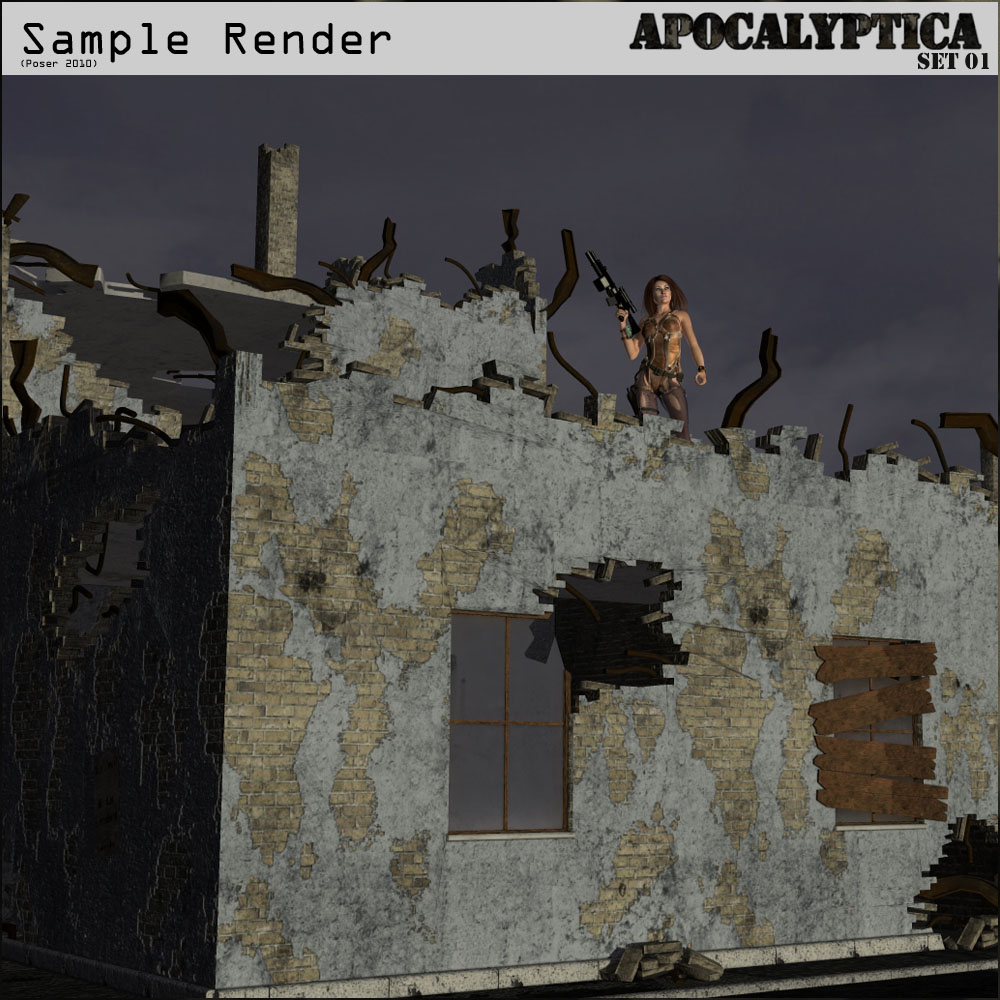 Apocalyptica Set 01 - Post War Building 01 by N/A