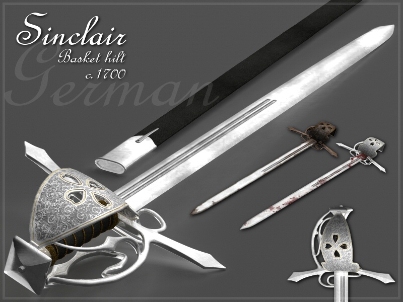 Merlins Basket-Hilt Swords by N/A