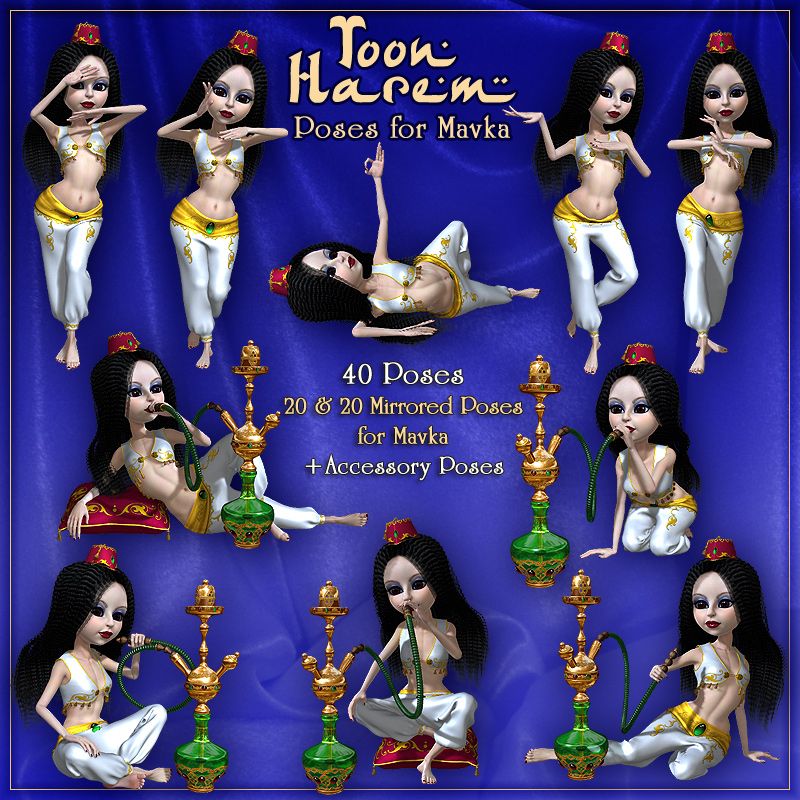 Mavka-Harem Poses and Accessories by N/A