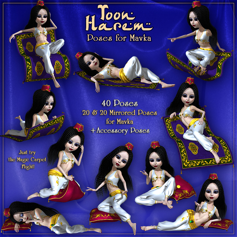 Mavka-Harem Poses and Accessories by N/A