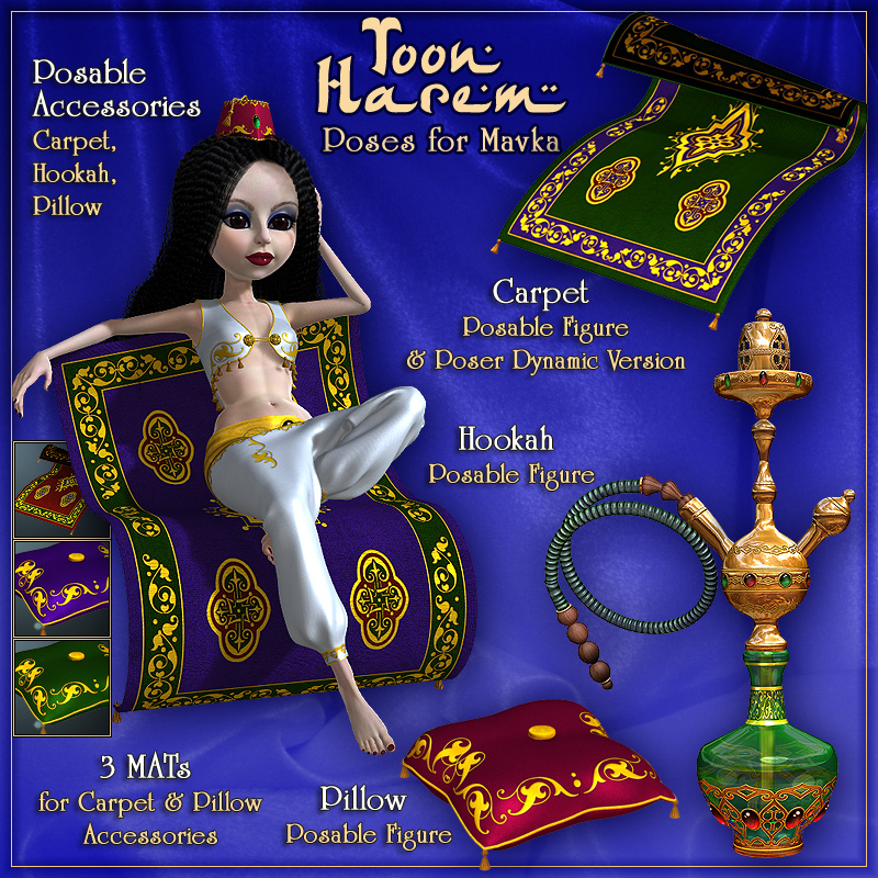 Mavka-Harem Poses and Accessories by N/A