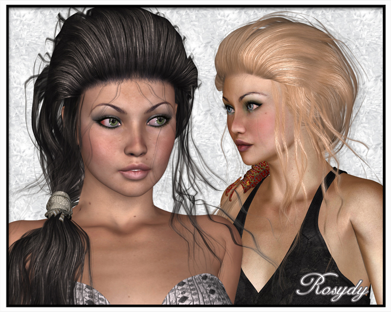 Rosydy Hair for V4 by N/A