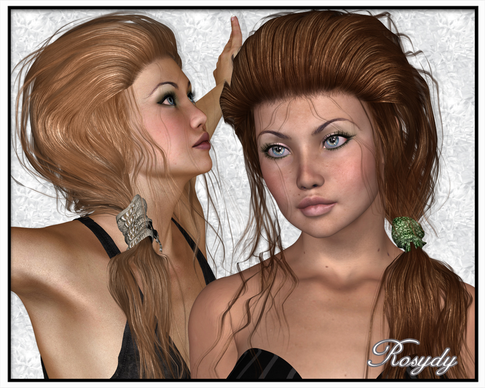 Rosydy Hair for V4 by N/A