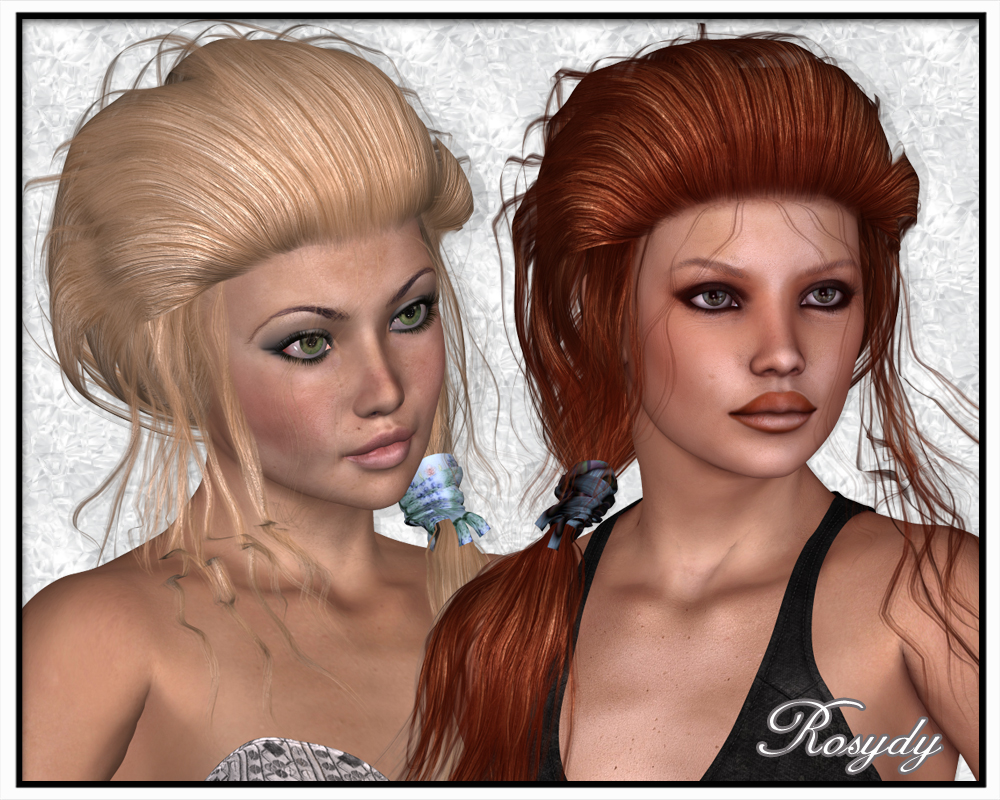 Rosydy Hair for V4 by N/A