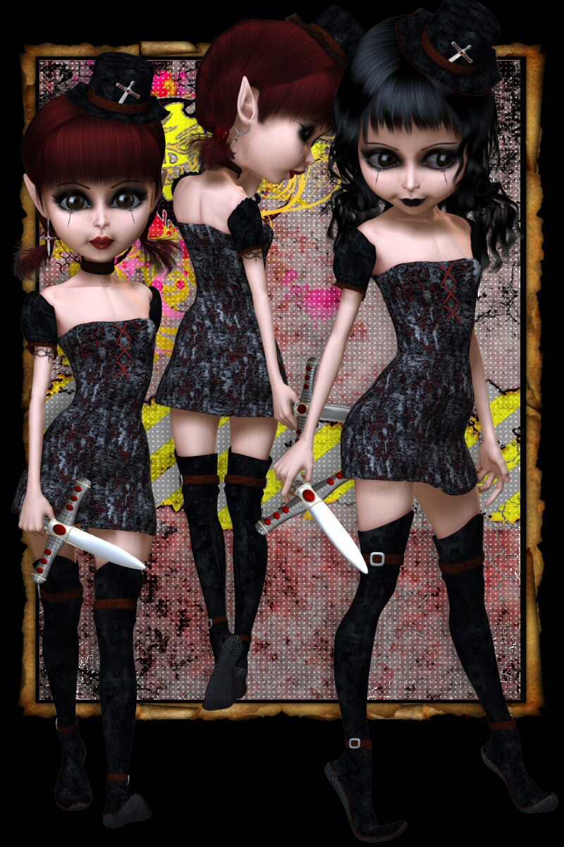 Goth Angel Mavka by N/A