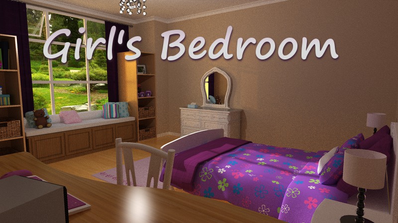 Girls bedroom by N/A