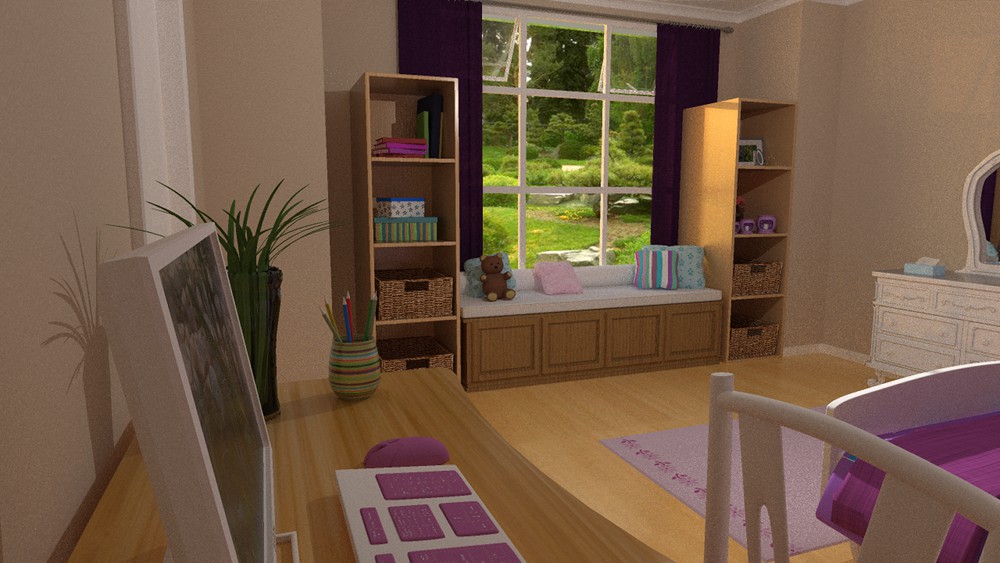 Girls bedroom by N/A