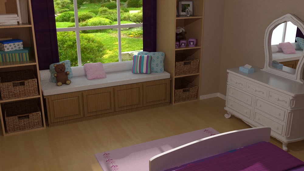 Girls bedroom by N/A