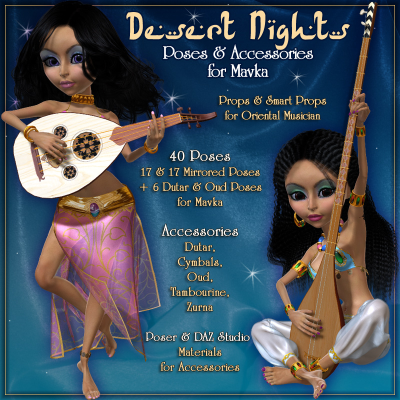 Mavka- Desert Nights Poses by N/A