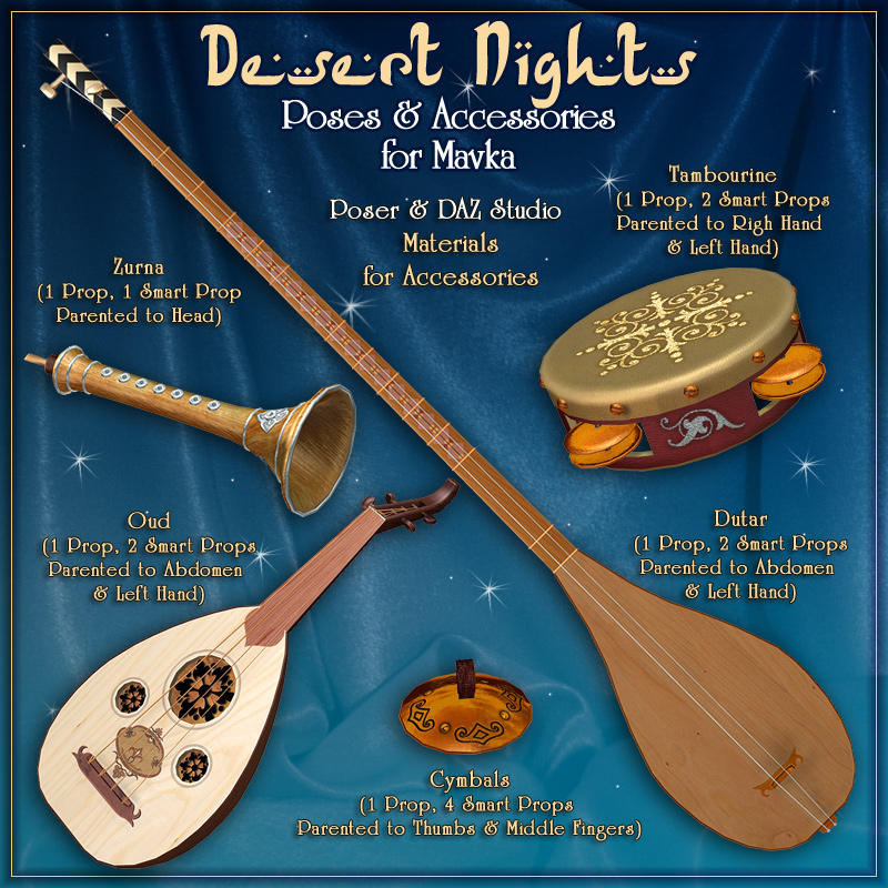 Mavka- Desert Nights Poses by N/A