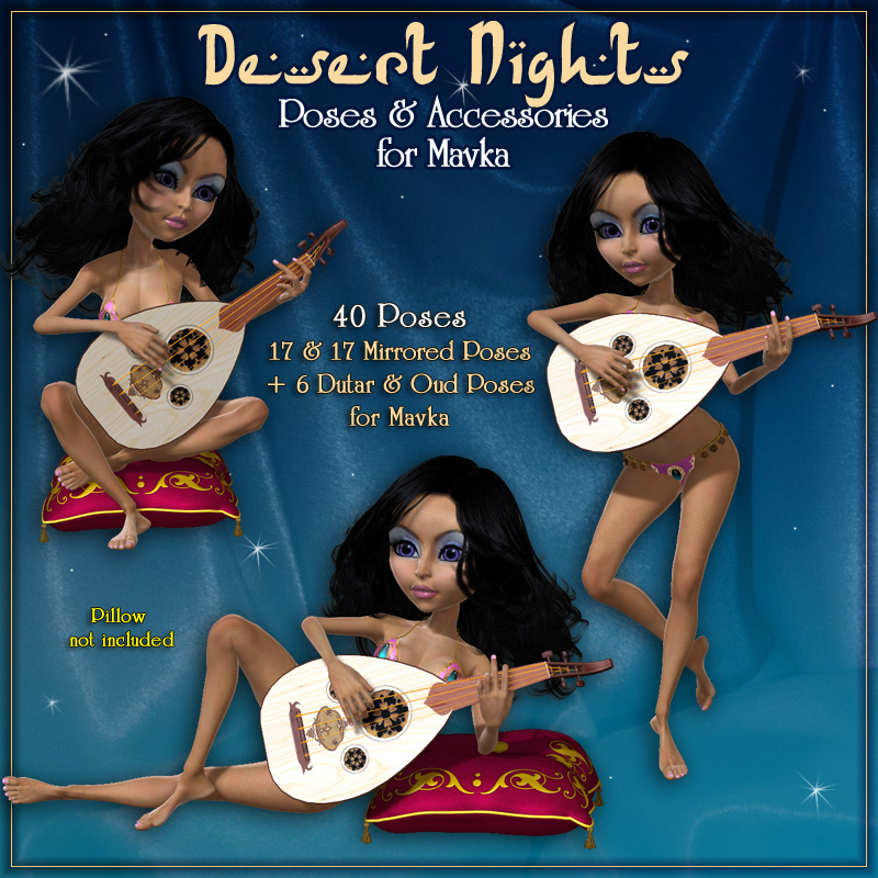 Mavka- Desert Nights Poses by N/A