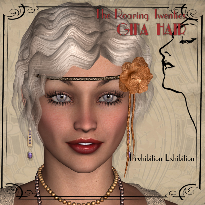Gina Hair for V4 by N/A