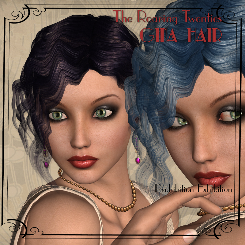 Gina Hair for V4 by N/A