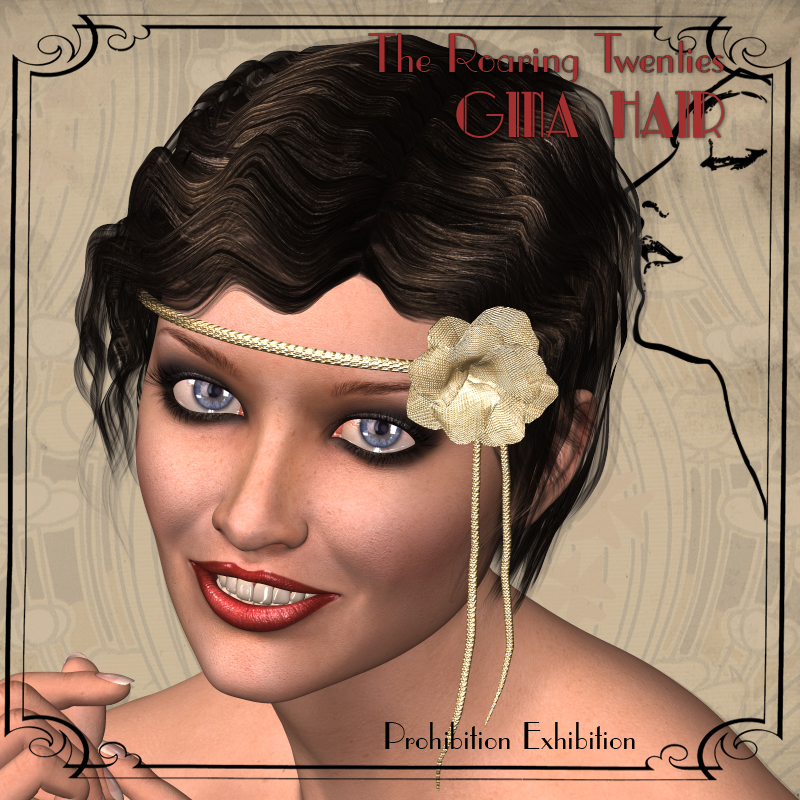 Gina Hair for V4 by N/A