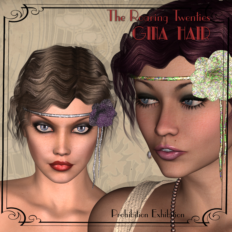 Gina Hair for V4 by N/A