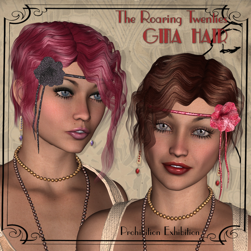 Gina Hair for V4 by N/A