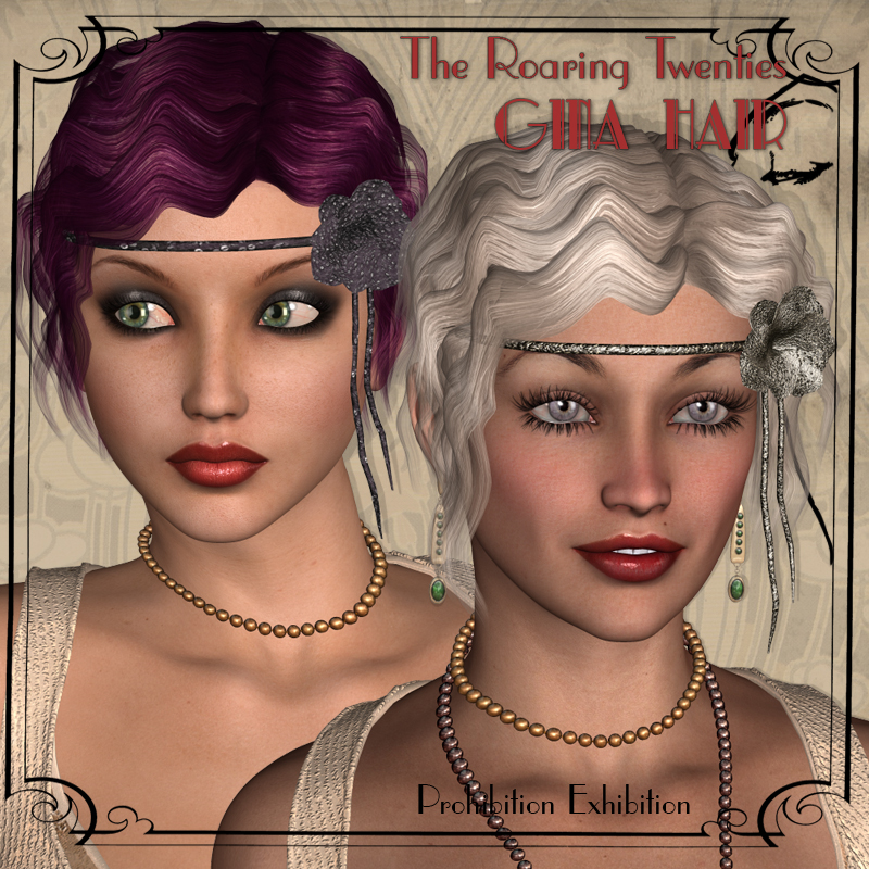 Gina Hair for V4 by N/A