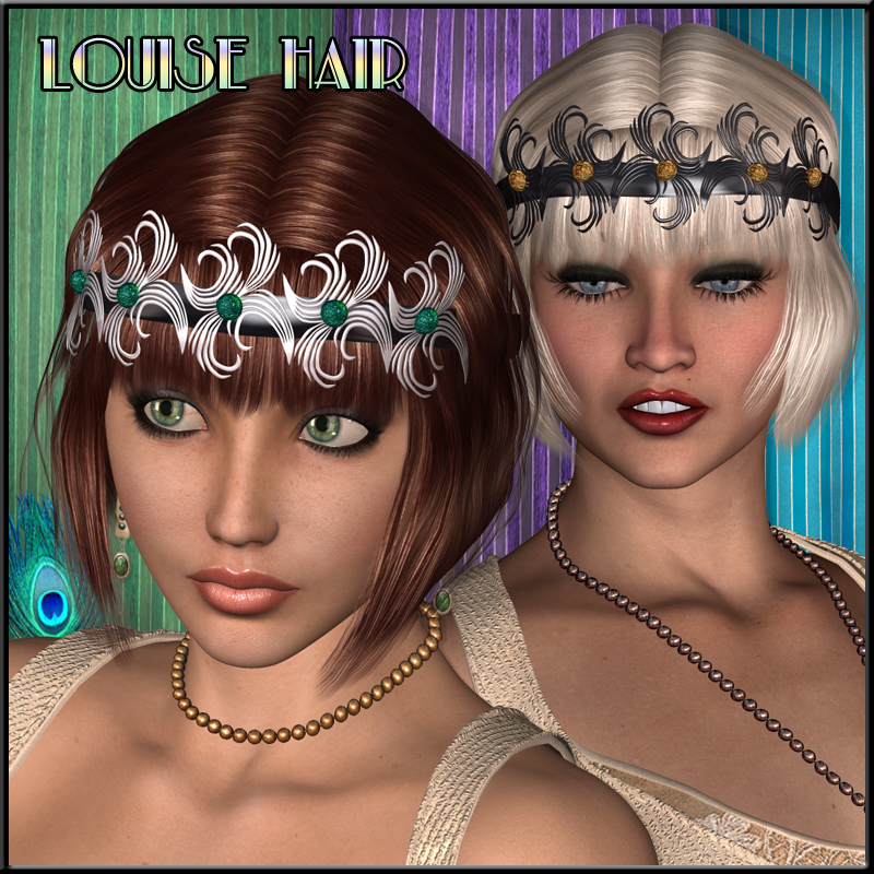 Louise-Bob Hair for V4 by N/A