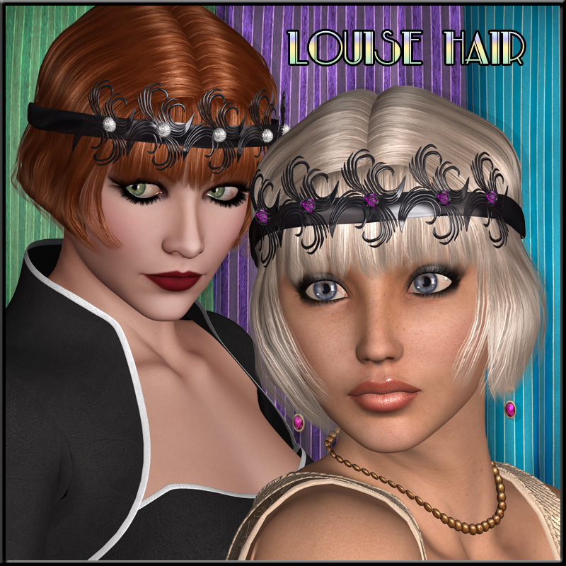 Louise-Bob Hair for V4 by N/A