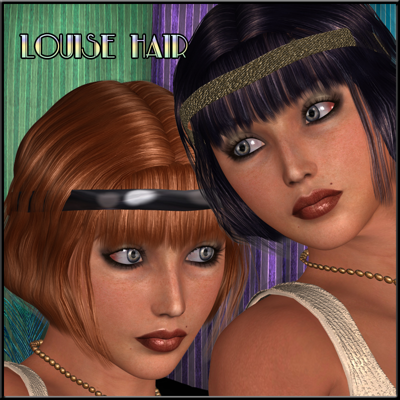 Louise-Bob Hair for V4 by N/A