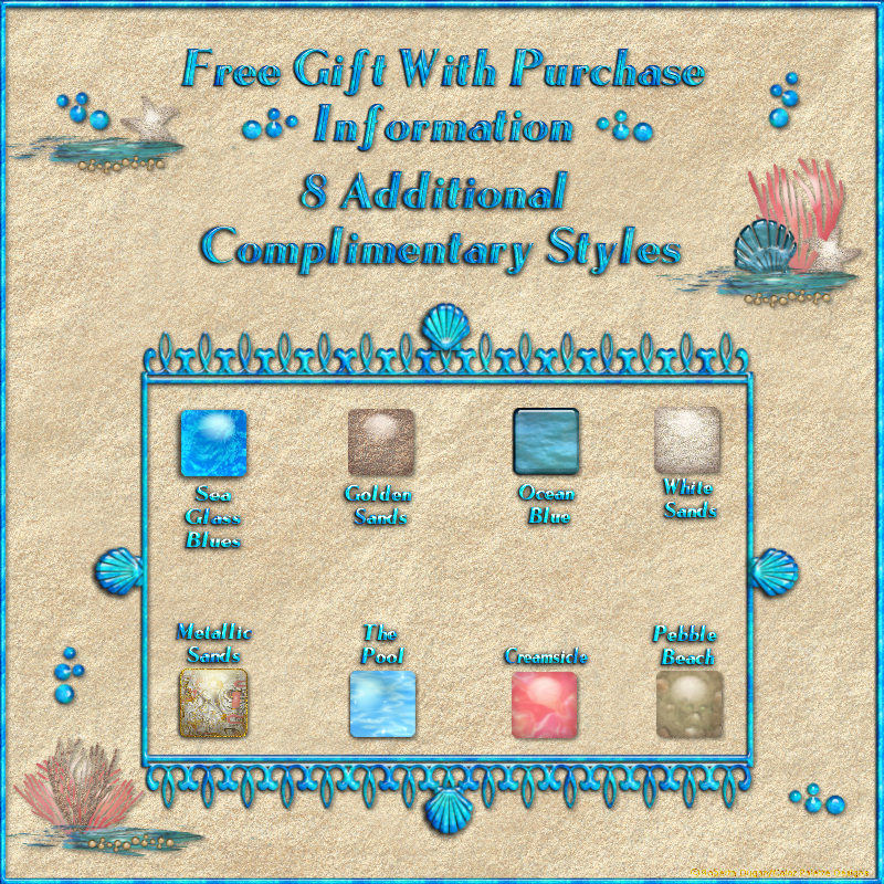 SEAGLASS Layer Styles with Free Gift by N/A