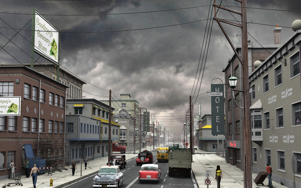 Movie Sets, City Block 08 by N/A