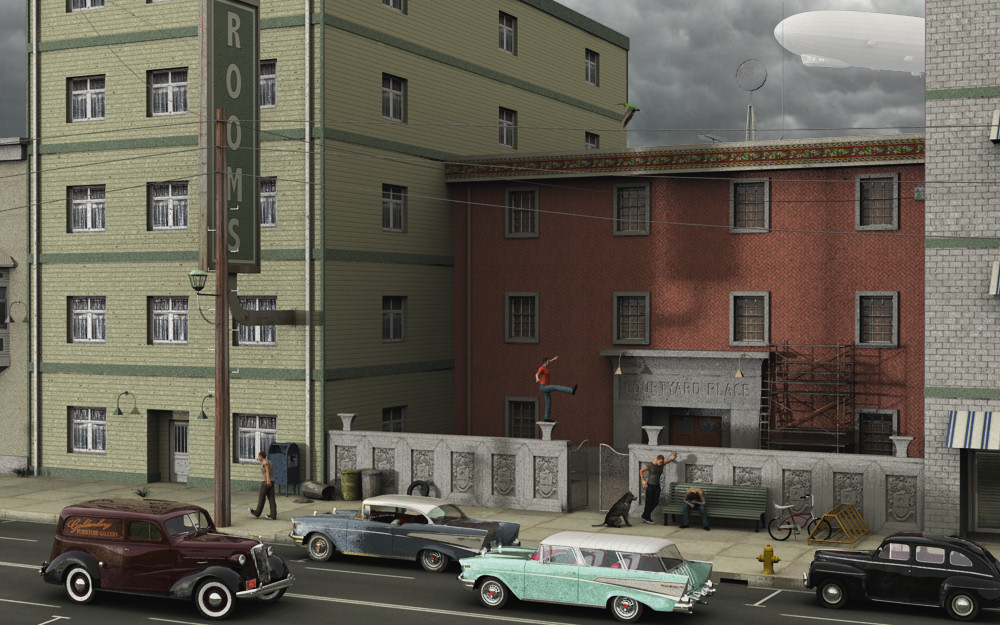 Movie Sets, City Block 08 by N/A