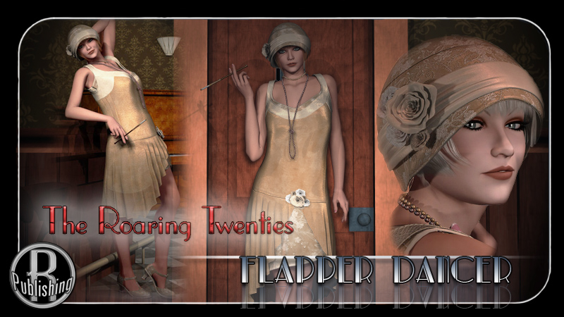 Flapper Dancer Dress V4, A4, G4 by N/A