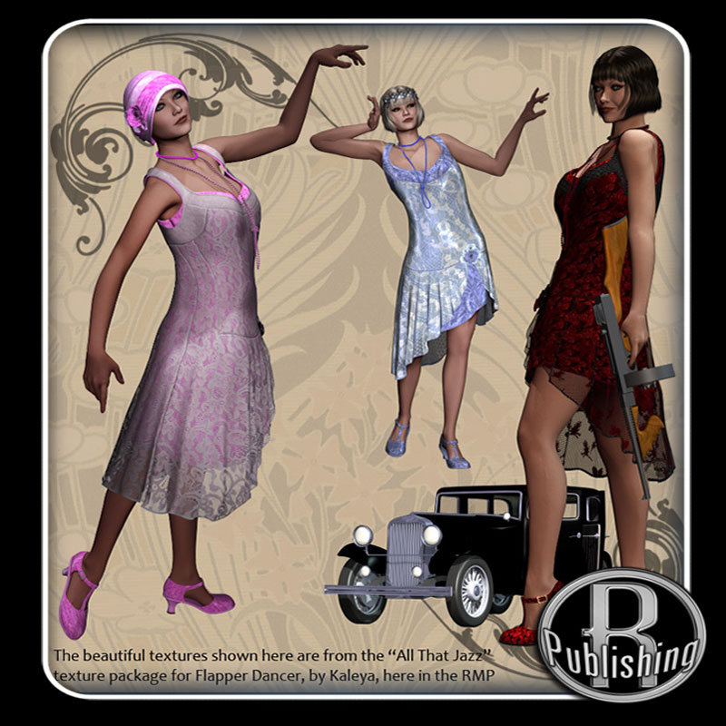 Flapper Dancer Dress V4, A4, G4 by N/A