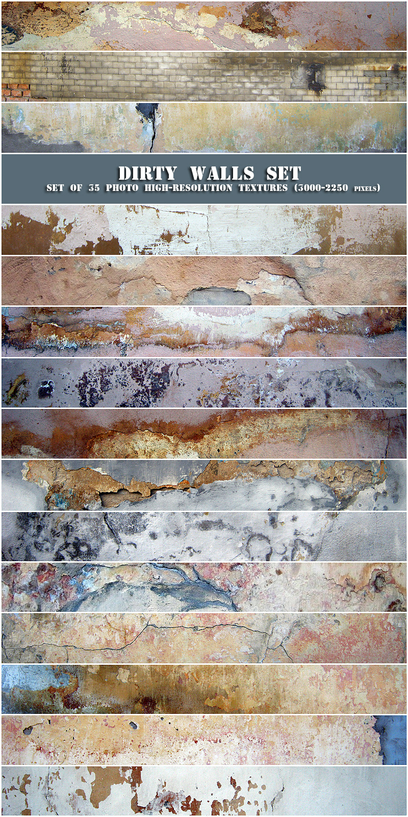 Dirty Walls Set by N/A