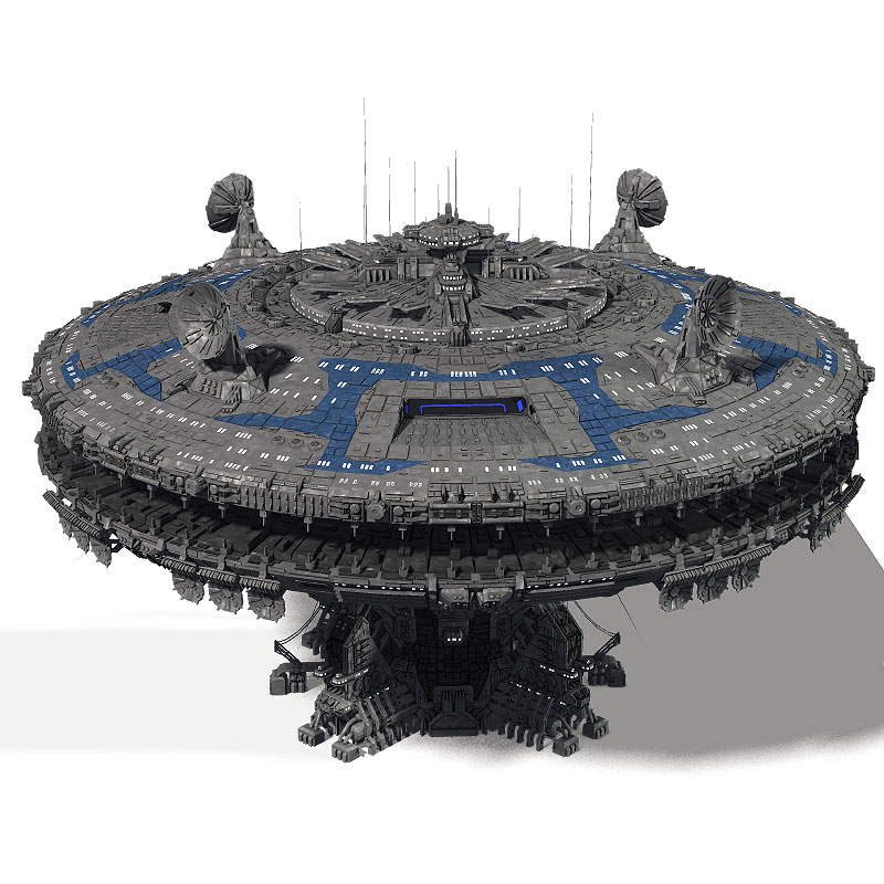 Allied Fleets Outpost- Poser OBJ 3DS MAX by N/A