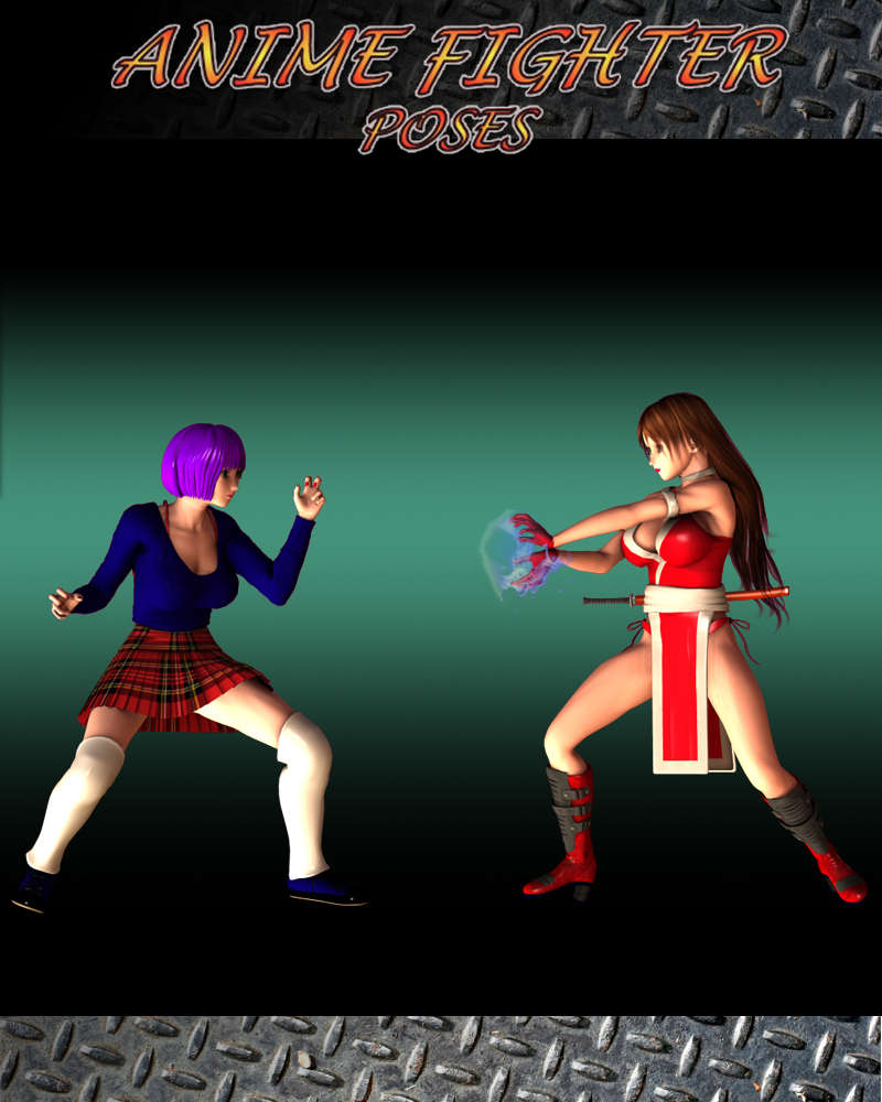 Anime Fighter Poses by N/A
