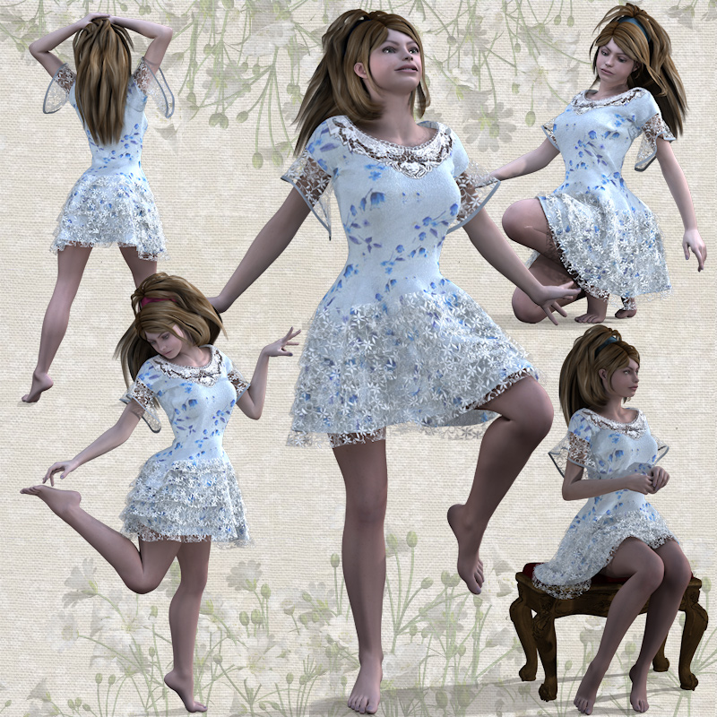 RuffleDress for V4 by N/A