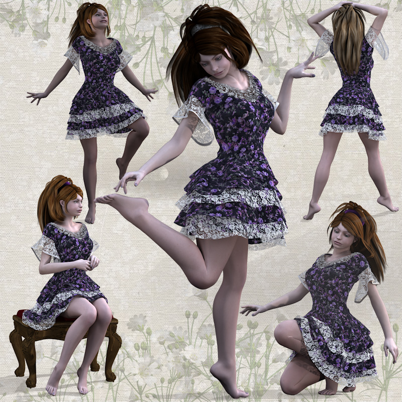 RuffleDress for V4 by N/A