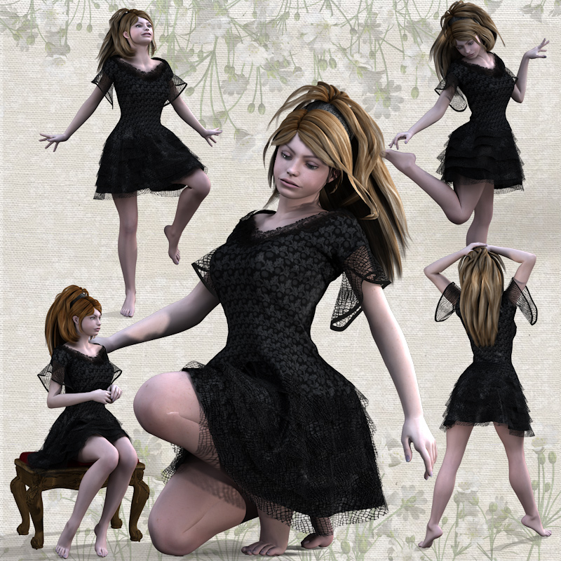 RuffleDress for V4 by N/A