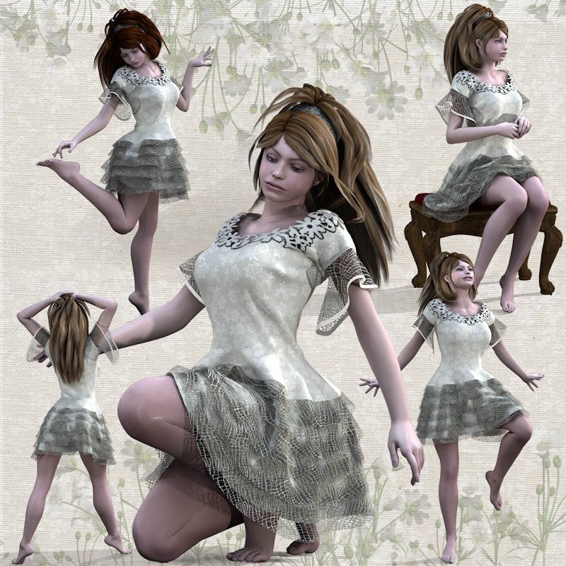 RuffleDress for V4 by N/A