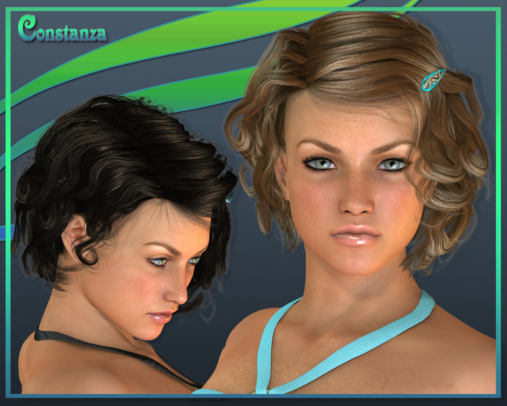 Contstanza Hair for V4 by N/A