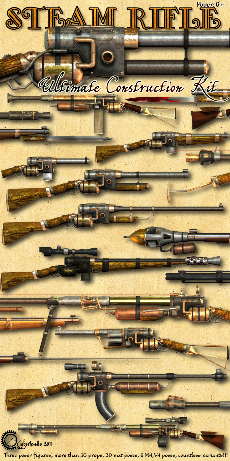 Steam Rifle - Ultimate Construction Kit by N/A