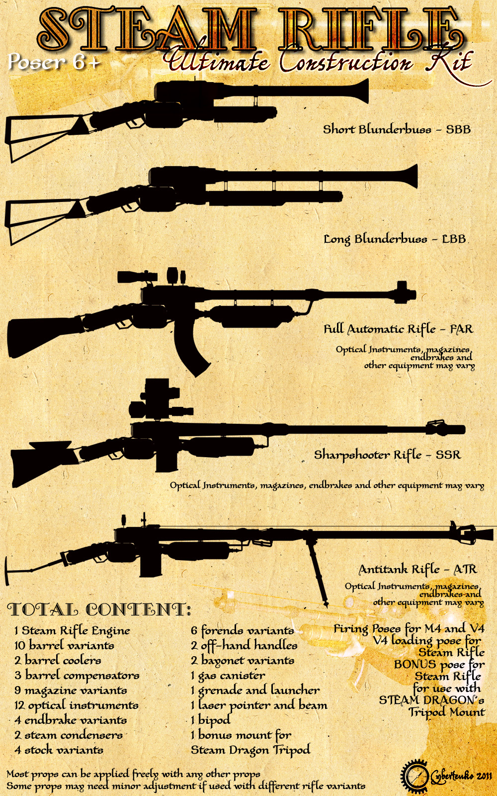 Steam Rifle - Ultimate Construction Kit by N/A