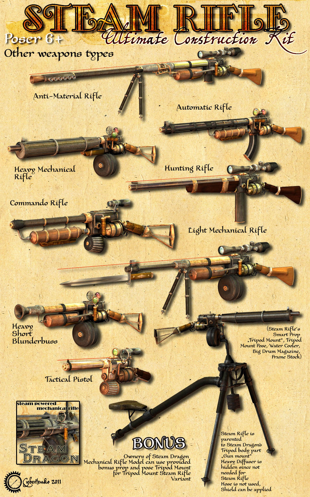 Steam Rifle - Ultimate Construction Kit by N/A