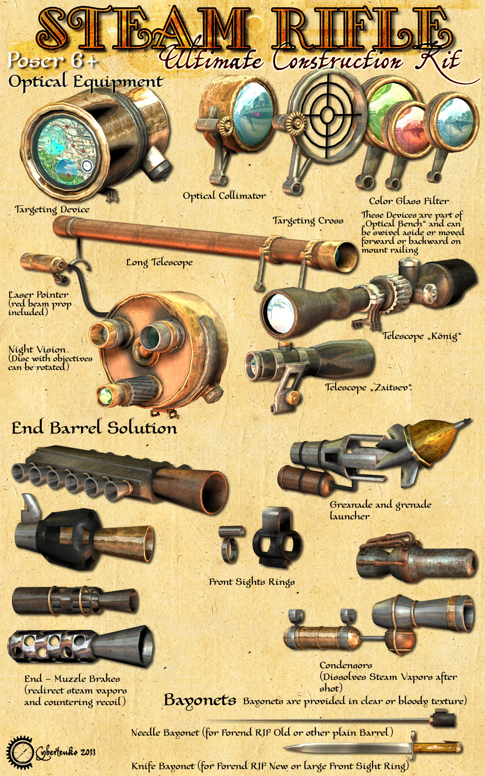 Steam Rifle - Ultimate Construction Kit by N/A