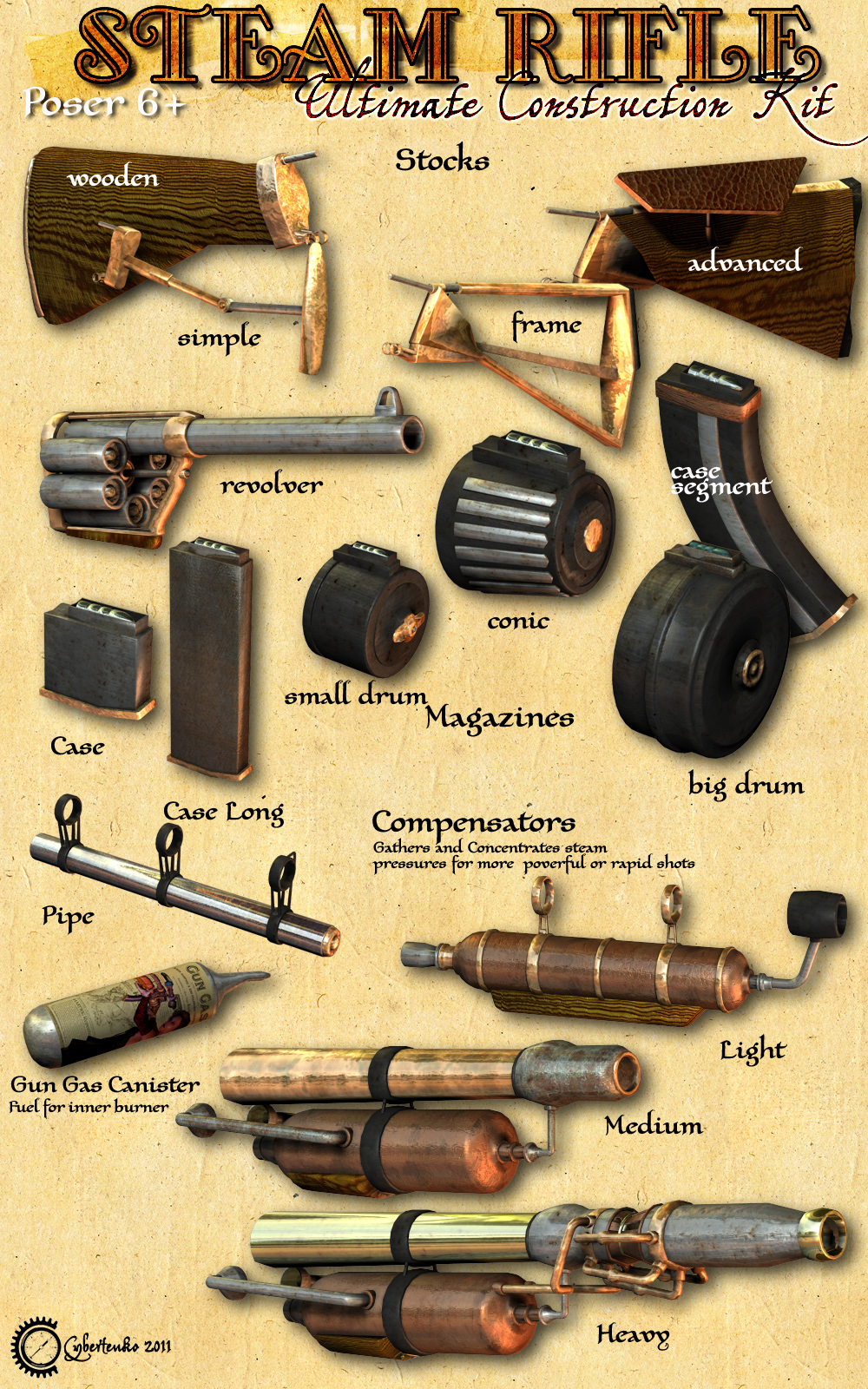 Steam Rifle - Ultimate Construction Kit by N/A