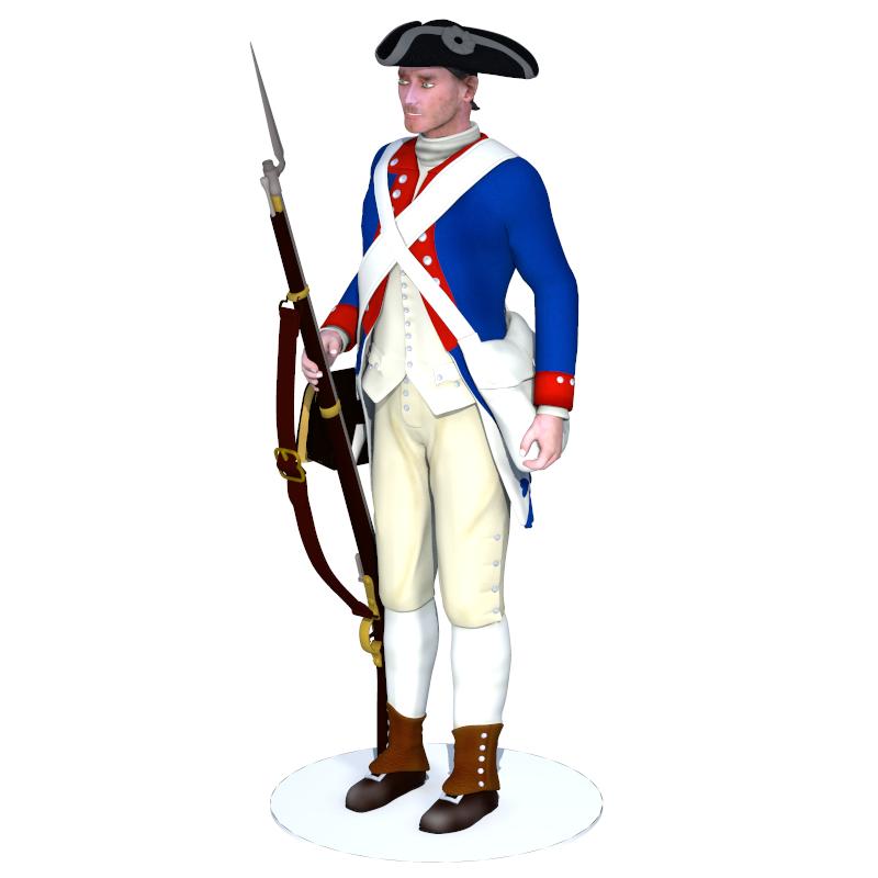 1776 US Soldier by N/A