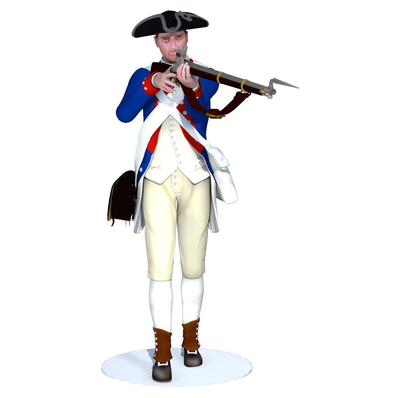 1776 US Soldier by N/A